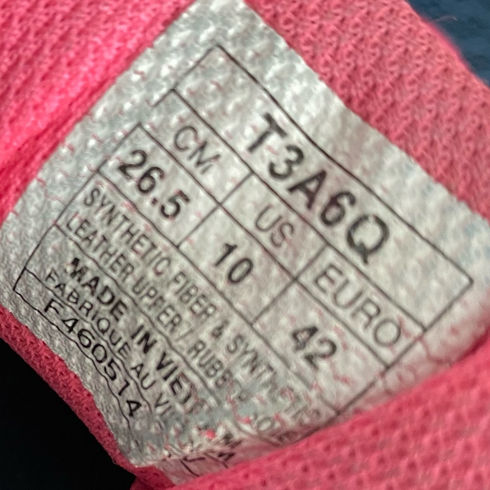 Asics Gel Frantic 7 T3A6Q Womens Running Shoes Aqua Pink Midnight Blue Size 10. - Picture 10 of 10